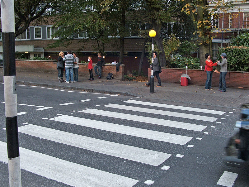 The Beatles zebra